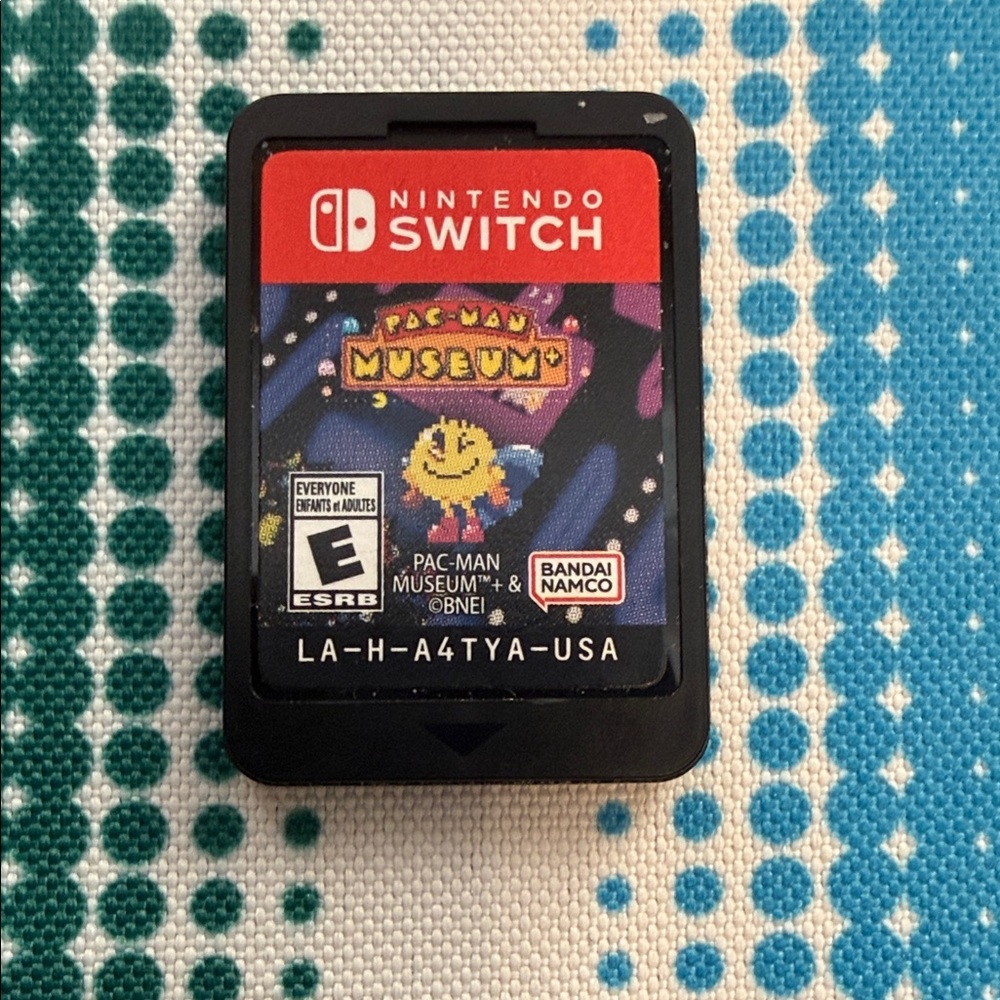 Nintendo Switch PAC-MAN Museum+ Game Card - Black/Red/Yellow